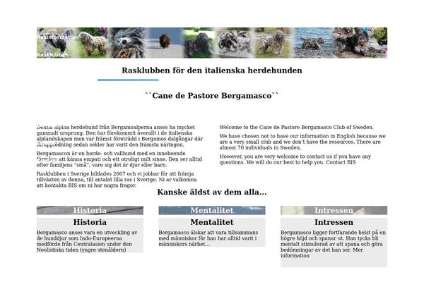 bergamasco.se site used The7