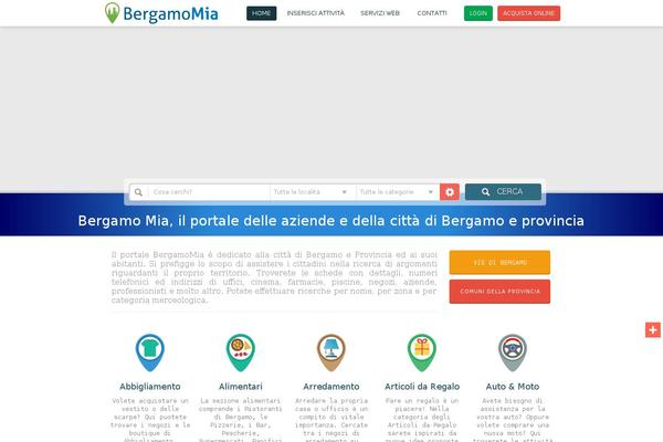 Directory theme site design template sample