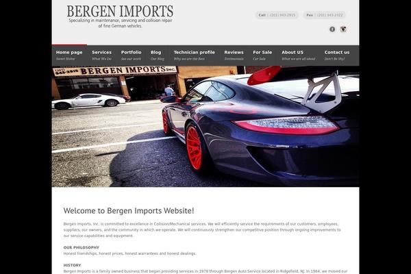 Infringe theme site design template sample