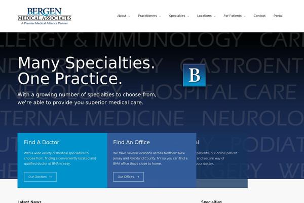MediCenter theme site design template sample