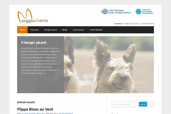 bergerpicard.it site used Wp Radiance