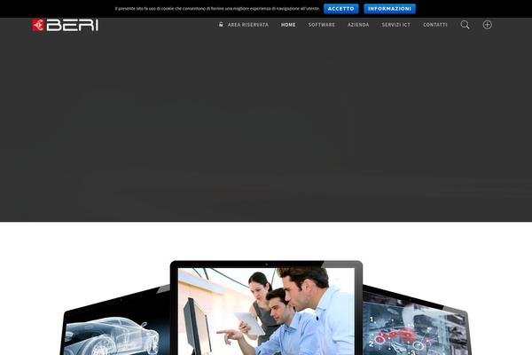 Miami theme site design template sample