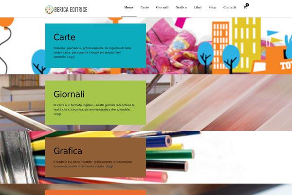 Meteors theme site design template sample