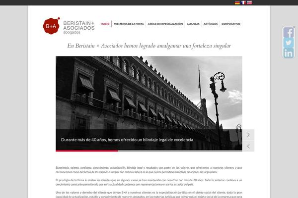 The Practice theme site design template sample