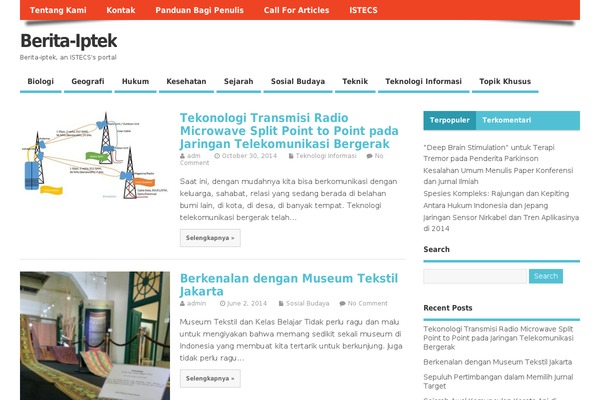 MesoColumn theme site design template sample