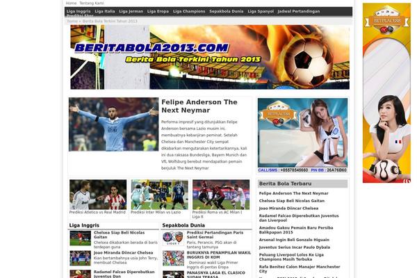 Tetap Semangat theme site design template sample