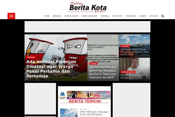 Site using Theia-post-slider plugin
