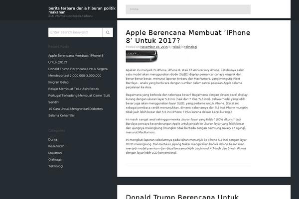 beritatelisik.com site used Phat