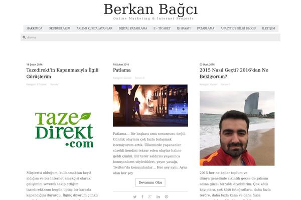 Arcadia theme site design template sample