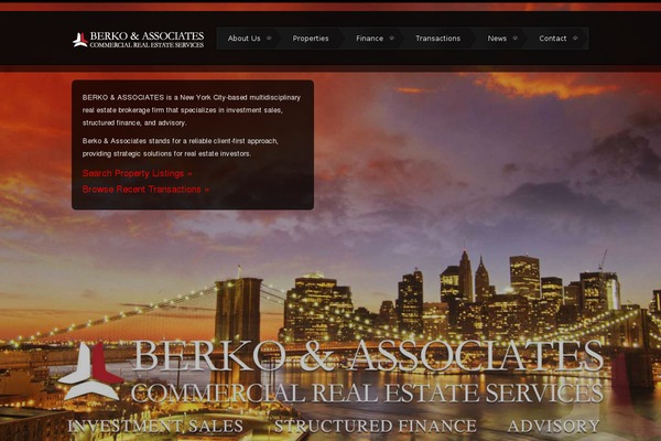 Storm theme site design template sample