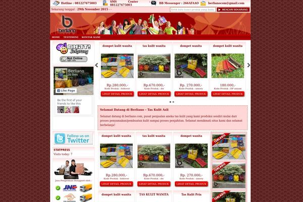 berliano.com site used Indostore2