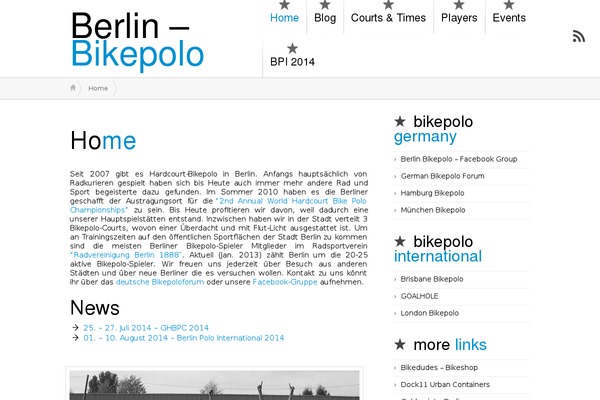 Site using Alpine PhotoTile for Flickr plugin