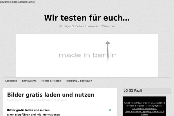 Rundown theme site design template sample