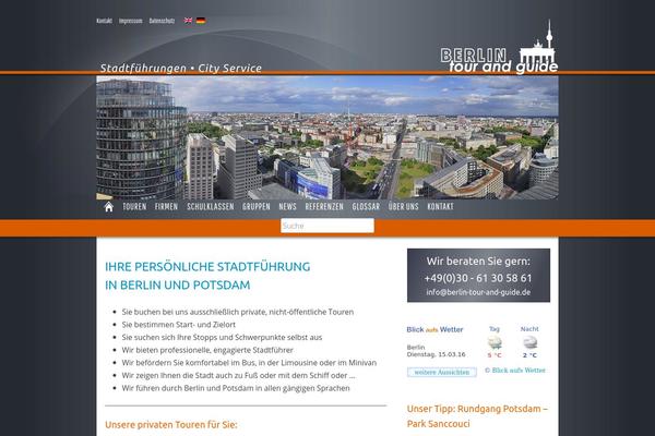 Tour theme site design template sample