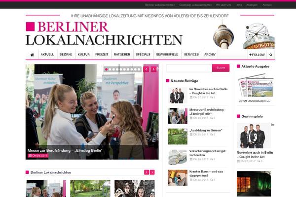 Site using Widget: Kategorieartikel plugin