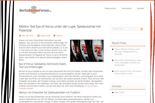 berlingamesforum.de site used Harrington
