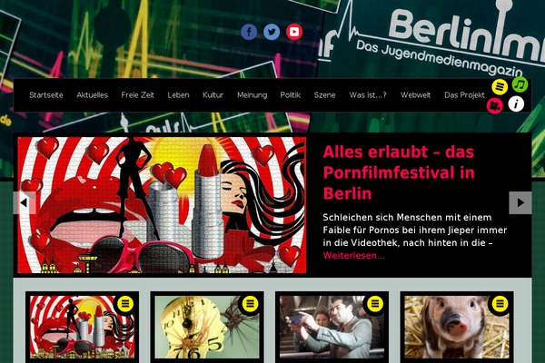 Sixteen Plus theme site design template sample