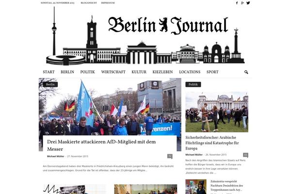 Newsmag Child theme site design template sample