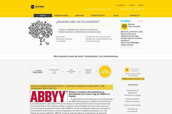 bermancomunicacion.com site used Berman