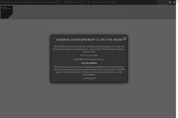 Musea theme site design template sample