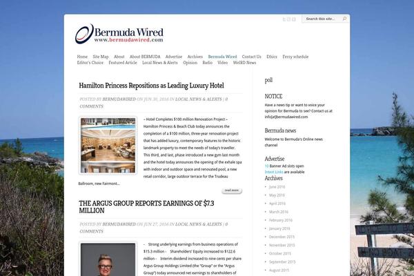 Chameleon theme site design template sample