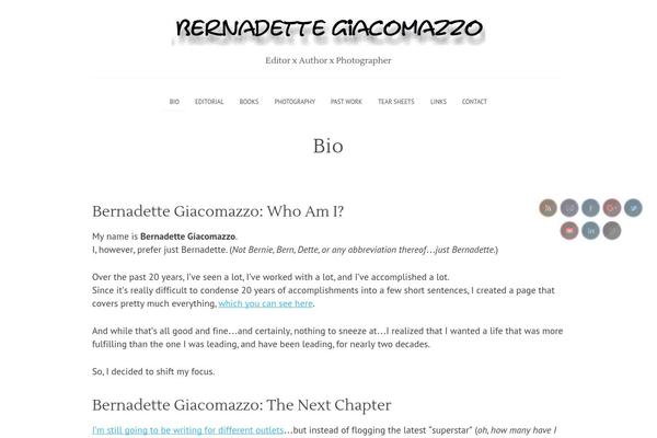 Customizr theme site design template sample