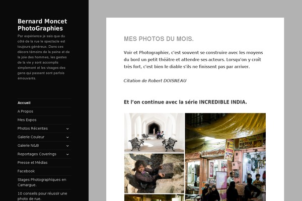Twenty Fifteen theme site design template sample