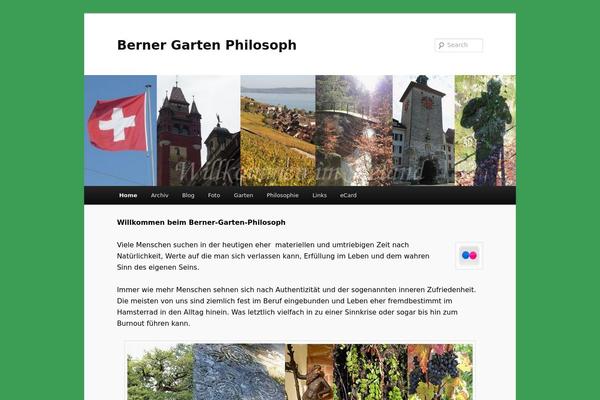 Twenty Eleven theme site design template sample