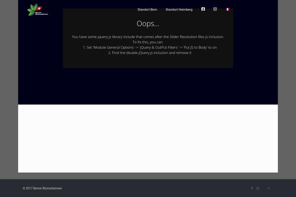 BeTheme Child theme site design template sample