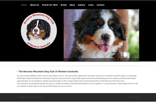Blocked theme site design template sample