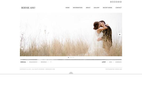 Inspire theme site design template sample