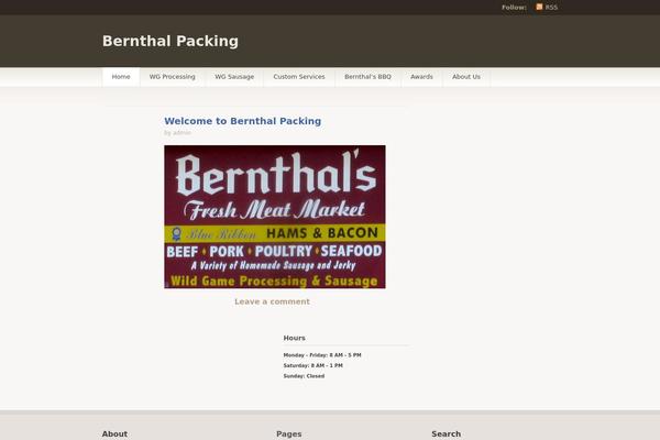 Titan theme site design template sample