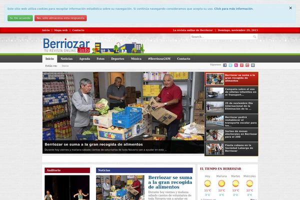 Site using Carousel Horizontal Posts Content Slider plugin
