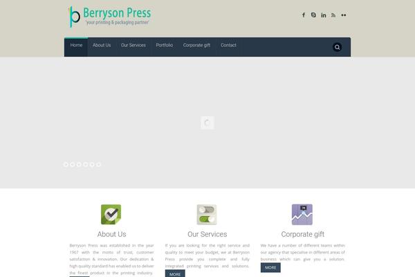 Flux theme site design template sample