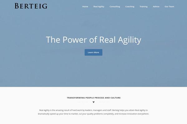 Sensible WP theme site design template sample