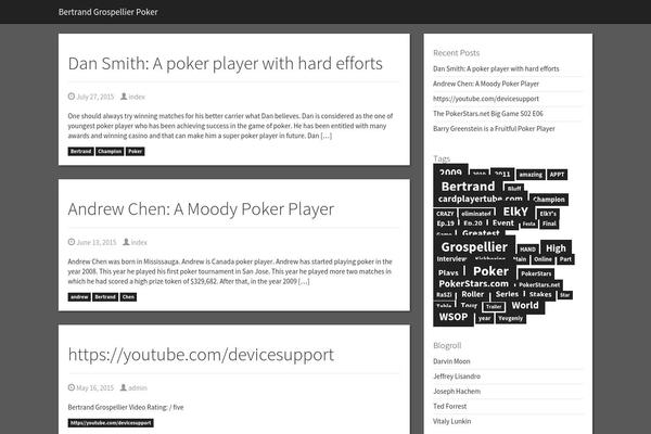 Simple Bootstrap theme site design template sample