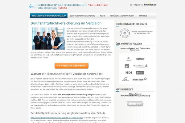 Profinance theme site design template sample