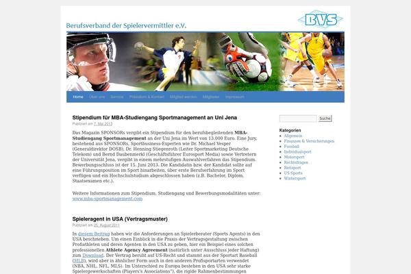 berufsverband-spielervermittler.de site used Bvs