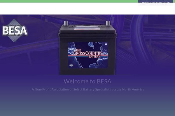 Besa theme site design template sample