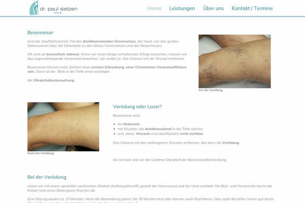 HealthCenter theme site design template sample