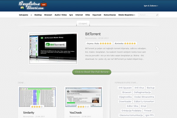 besplatnestvari.com site used Free