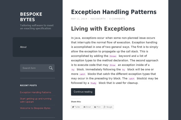 Wilson theme site design template sample