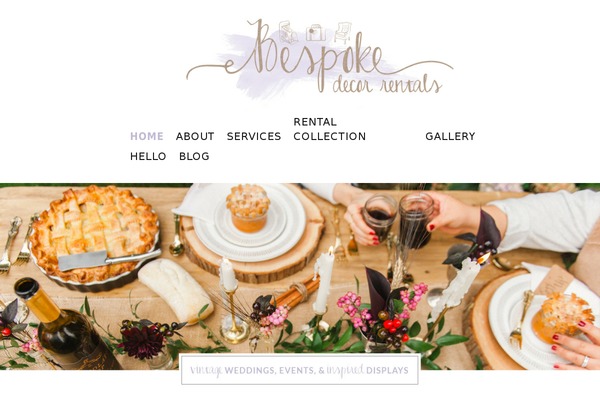 Make theme site design template sample