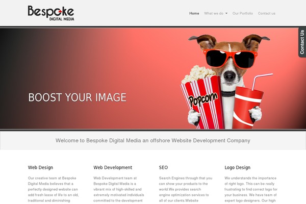 Panoramica theme site design template sample