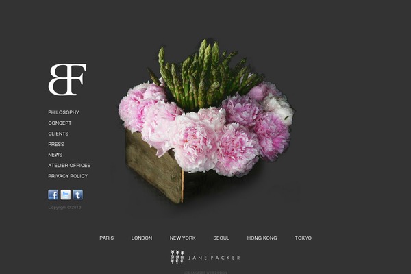 Bf theme site design template sample