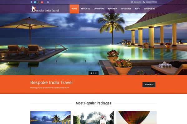 Ronneby theme site design template sample