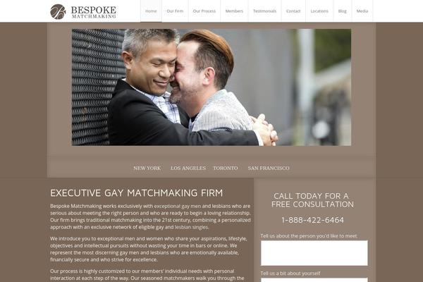 Infinite theme site design template sample