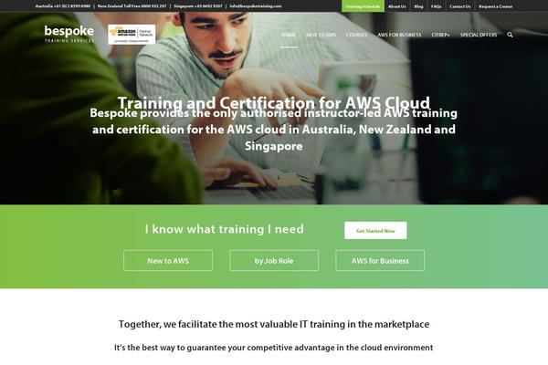 Bespoke theme site design template sample