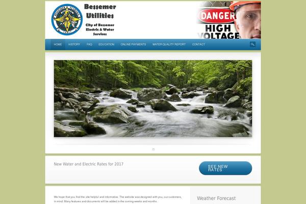 Site using Weather Underground plugin
