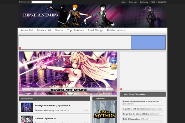 best-animes.tv site used Bestanime